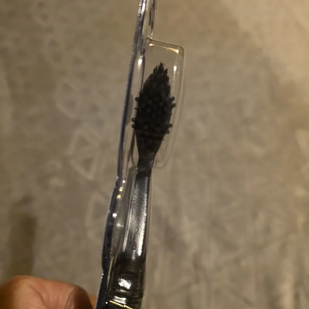 Oral-B Advanced Whitening Charcoal Toothbrush, Soft Charcoal-Infused, Black